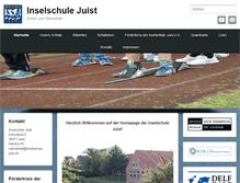 Tablet Screenshot of inselschule-juist.de